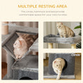 Load image into Gallery viewer, Cat Tree, 90cm Cat Tower with Sisal Scratching Posts, Cat Condo, Hammock, Top Perch and 2 Hanging Toys for Indoor Cats, Grey