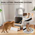 Load image into Gallery viewer, XL Stainless Steel Litter Box with Lid, Extra Large Enclosed Cat Litter Box for Big Cats with Flip Cover, Scoop, Pedal, Deodorizer, Leak-Proof, Odor-Resistant, Easy Cleaning
