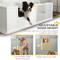 Load image into Gallery viewer, PawHut Whelping Box for Dogs, Dog Whelping Box with Waterproof Pee Pad & Adjustable Door for Small, Medium & Large Breed Dogs, 65" x 31.5"