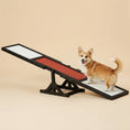 Load image into Gallery viewer, Pupstacle 71" Wooden Dog Agility Seesaw with Anti-Slip Surface Black