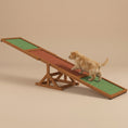 Load image into Gallery viewer, Pupstacle 83" Wooden Dog Agility Seesaw with Anti-Slip Surface Orange