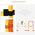 Load image into Gallery viewer, 4PCs Portable Pet Agility Training Obstacle Set for Dogs w/ Adjustable Weave Pole, Jumping Ring, Adjustable High Jump, Tunnel and Carrying Bag