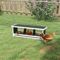 Load image into Gallery viewer, PawHut Wood Chicken Nesting Box, 3 Hole Chicken Boxes for Laying Eggs, Chicken Coop Nesting Box with Asphalt Roof for Indoor or Outdoor, Fits Up to 3 Hens, Gray