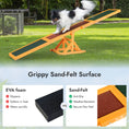 Load image into Gallery viewer, Pupstacle 71" Wooden Dog Agility Seesaw with Anti-Slip Surface Natural