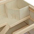 Load image into Gallery viewer, Wooden Hamster Cage, Small Animals Hutch with Tray, Openable Top, Exercise Run, Natural