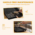 Charger l'image dans la visionneuse de la galerie, Foldable Bird Cage, Metal Bird Travel Carrier Cage with Wood Perch, Food Bowls, Slide-Out Tray and Handle for Canaries, Finches, Lovebirds, Parakeets, Black