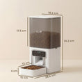 Load image into Gallery viewer, Automatic Cat Feeder w/ Stainless Steel Bowl, 4.5L Cat Food Dispenser with Timer Up to 6 Meals, Voice Recorder, Programmable Auto Pet Feeder with Portion Control, for Multi-Kittens