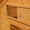 Load image into Gallery viewer, Wooden Chicken Coop, Poultry Cage with Nesting Boxes, Tray, Hen House for 2-4 Chickens, Yellow