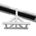 Load image into Gallery viewer, PawHut Wooden Dog Agility Seesaw for Training and Exercise, Platform Equipment Run Game Toy, Weather Resistant Pet Supplies, 71" L x 12" W x 12" H, White