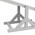 Load image into Gallery viewer, PawHut Wooden Dog Agility Seesaw for Training and Exercise, Platform Equipment Run Game Toy, Weather Resistant Pet Supplies, 71" L x 12" W x 12" H, White