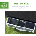 Load image into Gallery viewer, 43" Chicken Coop with Wheels, Mobile Chicken House with Nesting Box, Windows, Pull-out Tray, Perches, Wooden Chicken Tractor for 2-4 Hens, Rabbits, for Backyard, Patio, Gray