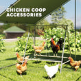 Load image into Gallery viewer, Chicken Perch for Coop, Chicken Roosting Bars with 2 Adjustable Swings, Coop Accessories for Farm, Backyard, Silver