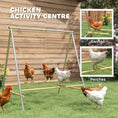 Load image into Gallery viewer, Chicken Perch for Coop, Chicken Roosting Bars with 2 Adjustable Swings, Coop Accessories for Farm, Backyard, Silver