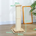 Load image into Gallery viewer, Cat Scratching Post, 87cm Cat Scratcher with Sisal Scratching Post, Track Ball Toy, Hanging Ball, 3 in 1 Cat Scratcher Post for Indoor Kittens