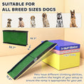 Load image into Gallery viewer, Folding Dog Ramp for Car, Truck, SUV, 61 Inches Portable Pet Ramp with Grass Surface, Non Slip with Raised Side Rails