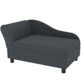 Load image into Gallery viewer, PawHut Luxury Fancy Dog Bed for Small Dogs with Hidden Storage, Small Dog Couch with Soft 2" Foam, Dog Sofa Bed, Cushy Dog Bed, Modern Pet Furniture for Puppies and Little Breeds, Dark Gray