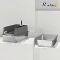 Load image into Gallery viewer, Stainless Steel Cat Litter Box, XL Extra Large Metal Litter Box Pan Tray for Big Cats, High Sided, Anti-Urine Leakage, Easy Cleaning, Non-Sticky, Absorbs Odors, Include Scoop & Pad, Dark Gray