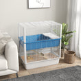Load image into Gallery viewer, Large Hamster Cage with Accessories, Rat Cage Gerbil Habitat with Detachable Bottom, Ramps, Platform, Food Bowl, Water Bottle, 31" x 18" x 35"
