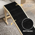 Gallery viewerに画像を読み込む, Pet Ramp Bed Steps for Dogs Cats Non-slip Carpet Top Platform Pine Wood 74"L x 16"W x 25"H Natural