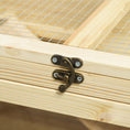 Load image into Gallery viewer, Wooden Hamster Cage, 3 Tier Rat Cage with Openable Roof, Run, Ladders, Wheels, Tray, for Hamsters, Rats, Syrian, Small Animals Exercise Play House, Natural Wood