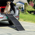 Load image into Gallery viewer, Folding Dog Ramp for Car for Extra Large Dogs, Portable Pet Ramp with Non-slip Surface, Aluminium Alloy Frame