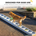 Load image into Gallery viewer, Foldable Dog Ramp for Cars High Bed, Portable 10-Step Dog Stairs with Non-Slip Strips & Pads, Lightweight Pet SUV Truck Steps, Support Up to 68 KG, Grey