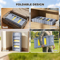 Load image into Gallery viewer, Dog Stairs for Car Truck SUV, Foldable Dog Ramp for Medium Small Dogs, Folding Pet Stairs with Non-slip Strips & Pads, Supports Up to 150 lbs (10 Steps), Gray