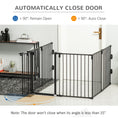 Load image into Gallery viewer, Dog Playpen DIY Adjustable, Puppy Play Pen Dog Fences Indoor with Automatically Close Lock, Pet Door for Doorway Stair, Fireplace Christmas Tree Barrier, 6-Panel, 30''H