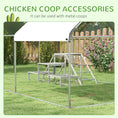 Load image into Gallery viewer, PawHut Chicken Perch for Coop with Swing Set, Chicken Toys, Chicken Coop Accessories for Poultry Run with Wood Stand, Ladder, Platforms, for 10-15 Chickens, Gray