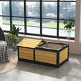 Load image into Gallery viewer, Wooden Tortoise House Tortoise Table with Hide Shelter Run, Openable Top, Tray, Yellow