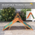 Load image into Gallery viewer, Dog Agility Equipment, Dog Playground Equipment with Non-slip Surface, A-frame, Agility Ramp for All Breeds, for Garden, Park, Puppy Obstacle Course, Orange