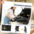 Load image into Gallery viewer, Dog Stroller, 3 Wheels Foldable Cat Dog Pram with Cup Holder, Storage Basket, Pet Stroller for Small Miniature Dogs, Black