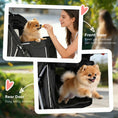 Load image into Gallery viewer, Dog Stroller, 3 Wheels Foldable Cat Dog Pram with Cup Holder, Storage Basket, Pet Stroller for Small Miniature Dogs, Black