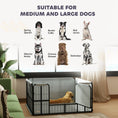 Load image into Gallery viewer, Whelping Box for Dogs and Puppies, 4 Panel Whelping Pen with Washable Whelping Pad, Wind-Resistant Cloth, Lockable Door, Dog Playpen for Small and Medium Breeds, 122 x 122 x 60cm