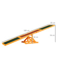 Load image into Gallery viewer, Wooden Pet Seesaw for Big Dogs, Agility Training Equipment for Dogs with Anti-Slip surface, 180 x 30 x 30cm - Natural