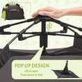 Load image into Gallery viewer, Pop Up Dog Tent for Extra Large and Large Dogs, Portable Pet Camping Tent with Carrying Bag for Beach, Backyard, Home, Green