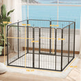 Load image into Gallery viewer, Dog Pen, 8 Panel Puppy Pen, Steel Dog Playpen, for Large Breeds, 100cm Tall, Black