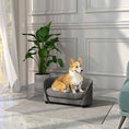 Load image into Gallery viewer, Dog Sofa Pet Couch Dog Bed with Soft Cushion, Removable Washable Cover, Velvet Touch, for Small to Medium Sized Dogs, Grey
