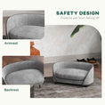 Load image into Gallery viewer, Dog Sofa Pet Couch Dog Bed with Soft Cushion, Removable Washable Cover, Velvet Touch, for Small to Medium Sized Dogs, Grey