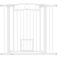 Load image into Gallery viewer, Dog Gate, 38" Extra Tall Pet Gate with Cat Door, Includes 2.8" and 5.5" Extension Kits, Pressure Mounted Stair Gate for Doorways, Hallways, Stairways, 30"-41" Width