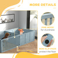 Load image into Gallery viewer, PawHut Whelping Box for Dogs Built for Mother's Comfort, Dog Whelping Pen with Removable Doors, Puppy Playpen for Indoors, Newborn Puppy Supplies & Essentials, 81" x 39" x 20", Gray