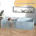 Load image into Gallery viewer, PawHut Whelping Box for Dogs Built for Mother's Comfort, Dog Whelping Pen with Removable Doors, Puppy Playpen for Indoors, Newborn Puppy Supplies & Essentials, 81" x 39" x 20", Gray