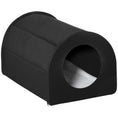 Load image into Gallery viewer, PawHut Dome Heated Cat House Portable and Waterproof Pet Shelter for Kitty in Winter, Black