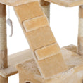 Load image into Gallery viewer, Cat Tree for Indoor Cats, 173cm Cat Tower Scratching Post Tall Climbing Tower, Activity Centre House - Cream