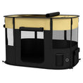 Load image into Gallery viewer, Dog Pen, Pet Playpen, Portable Foldable Dog Cat Playpen Soft Pet Cage with Storage Bag for Puppies, Rabbits, Kittens, Guinea Pigs, 94 x 74 x 60cm - Yellow