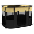 Load image into Gallery viewer, Dog Pen, Pet Playpen, Portable Foldable Dog Cat Playpen Soft Pet Cage with Storage Bag for Puppies, Rabbits, Kittens, Guinea Pigs, 94 x 74 x 60cm - Yellow