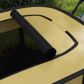 Load image into Gallery viewer, Dog Pen, Pet Playpen, Portable Foldable Dog Cat Playpen Soft Pet Cage with Storage Bag for Puppies, Rabbits, Kittens, Guinea Pigs, 94 x 74 x 60cm - Yellow