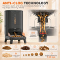 Load image into Gallery viewer, Automatic Dog Feeder Large Breed, 15L/63 Cups Anti-Clog Dog Food Dispenser for Large Kibble up to 23mm, Elevated Design, Dual Power, Easy to Set Up