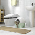 Load image into Gallery viewer, PawHut Hooded Cat Litter Box, Large Kitty Litter Pan with Lid, Scoop, Leaking Sand Pedal, Top Handle, Light Green