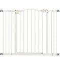 Load image into Gallery viewer, Pressure Fit Dog Stair Gate No Drilling Safety Gate Auto Close for Doorways, Hallways, 74-100cm Adjustable, 78cm Tall, White